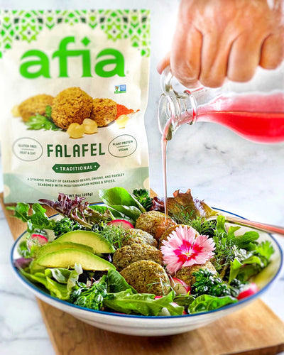 Garden Salad + Afia Falafel