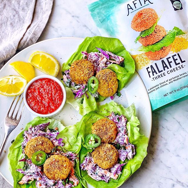Falafel Lettuce Tacos
