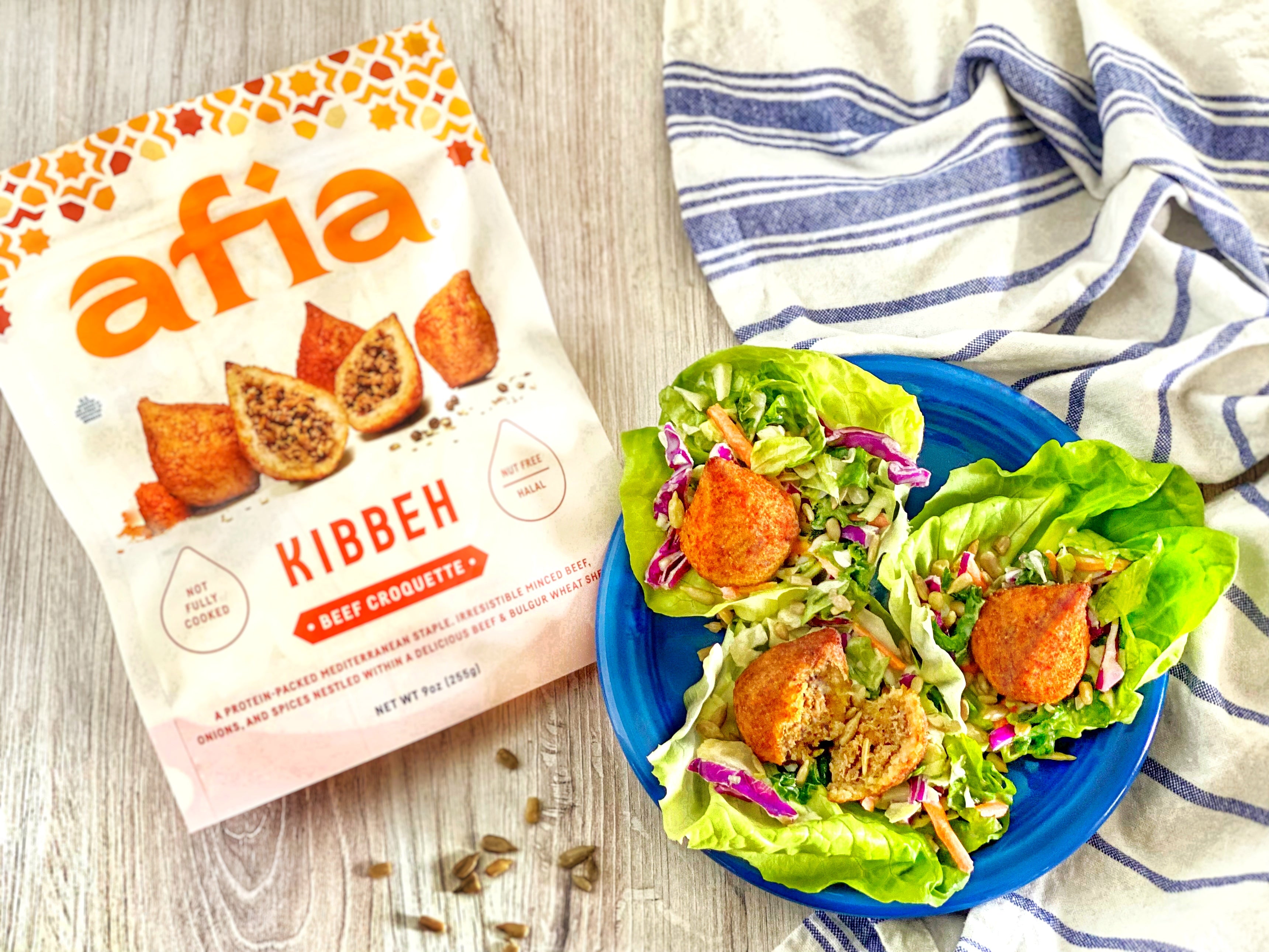 Easy Beef Kibbeh Lettuce Wraps with Slaw 