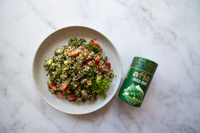 Fresh and Flavorful Quinoa Tabbouli with Afia Dried Mint