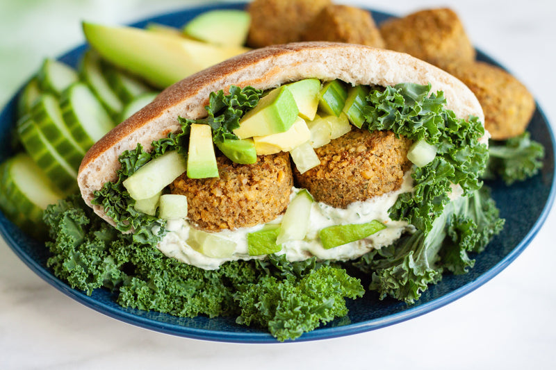 Green Goddess Afia Falafel Wrap