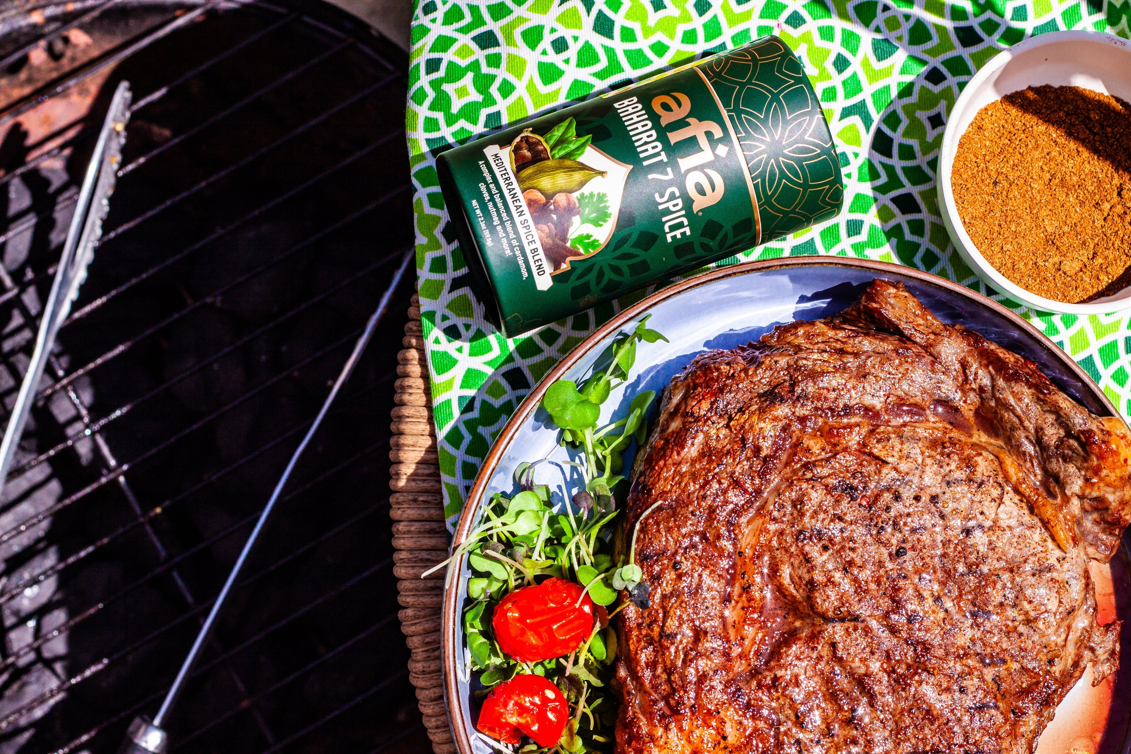 Bold & Simple Baharat Spiced Steak (with Afia Baharat)