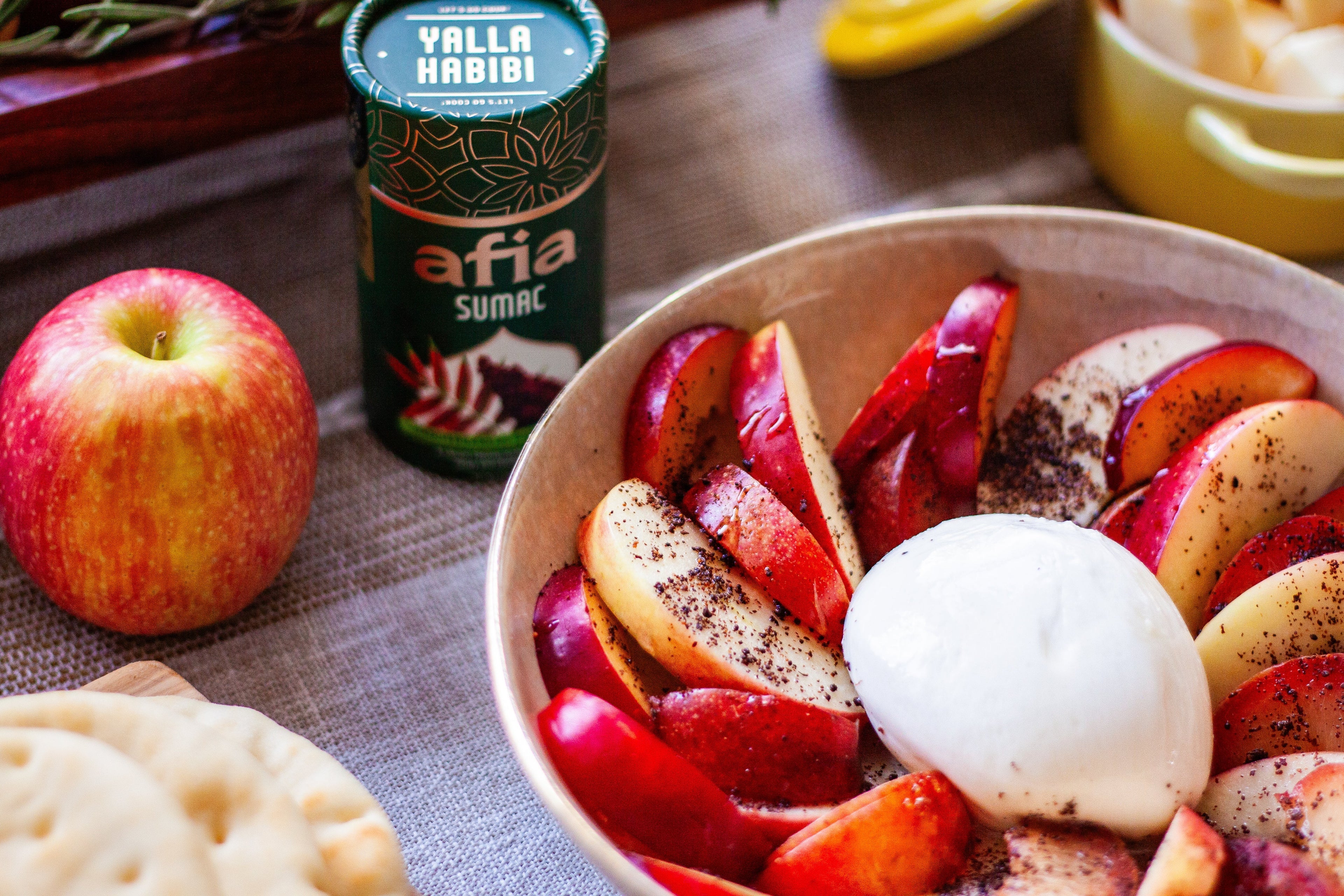 Fall Stone Fruit Burrata Salad with Honey and Sumac