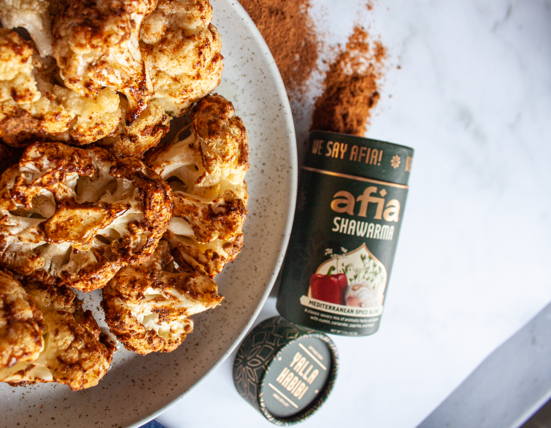 Roasted Cauliflower Shawarma