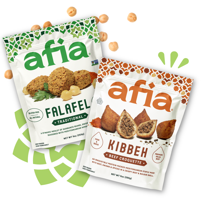 Afia: Simply delicious frozen Mediterranean food & spices
