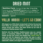 Dried Mint Mediterranean Pantry Spice