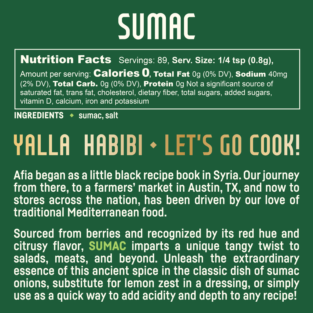 Sumac Mediterranean Pantry Spice
