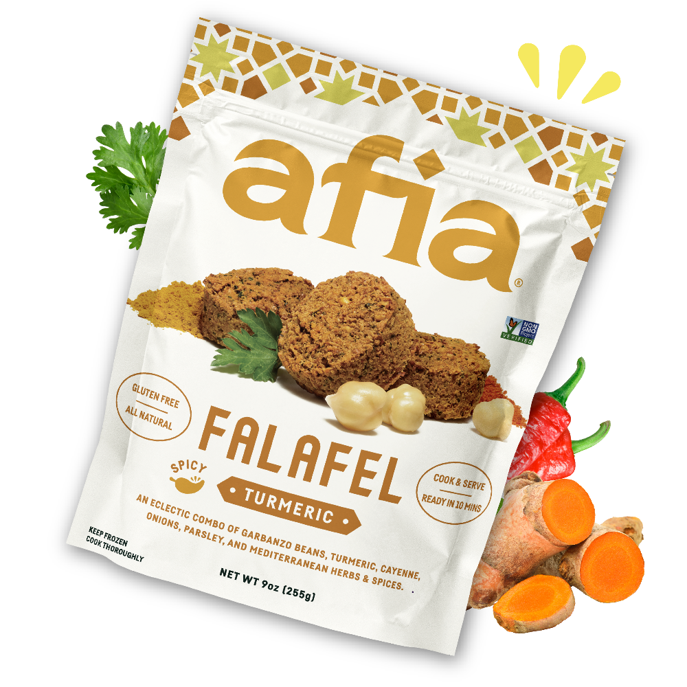 Spicy Turmeric Afia Falafel