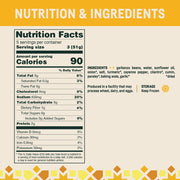 Nutrition facts for Afia Turmeric Falafel.